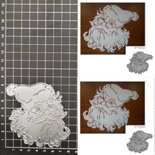 Metal Cutting Dies Santa Claus Head Scrapbooking Paper Embossing Stencils Crafts