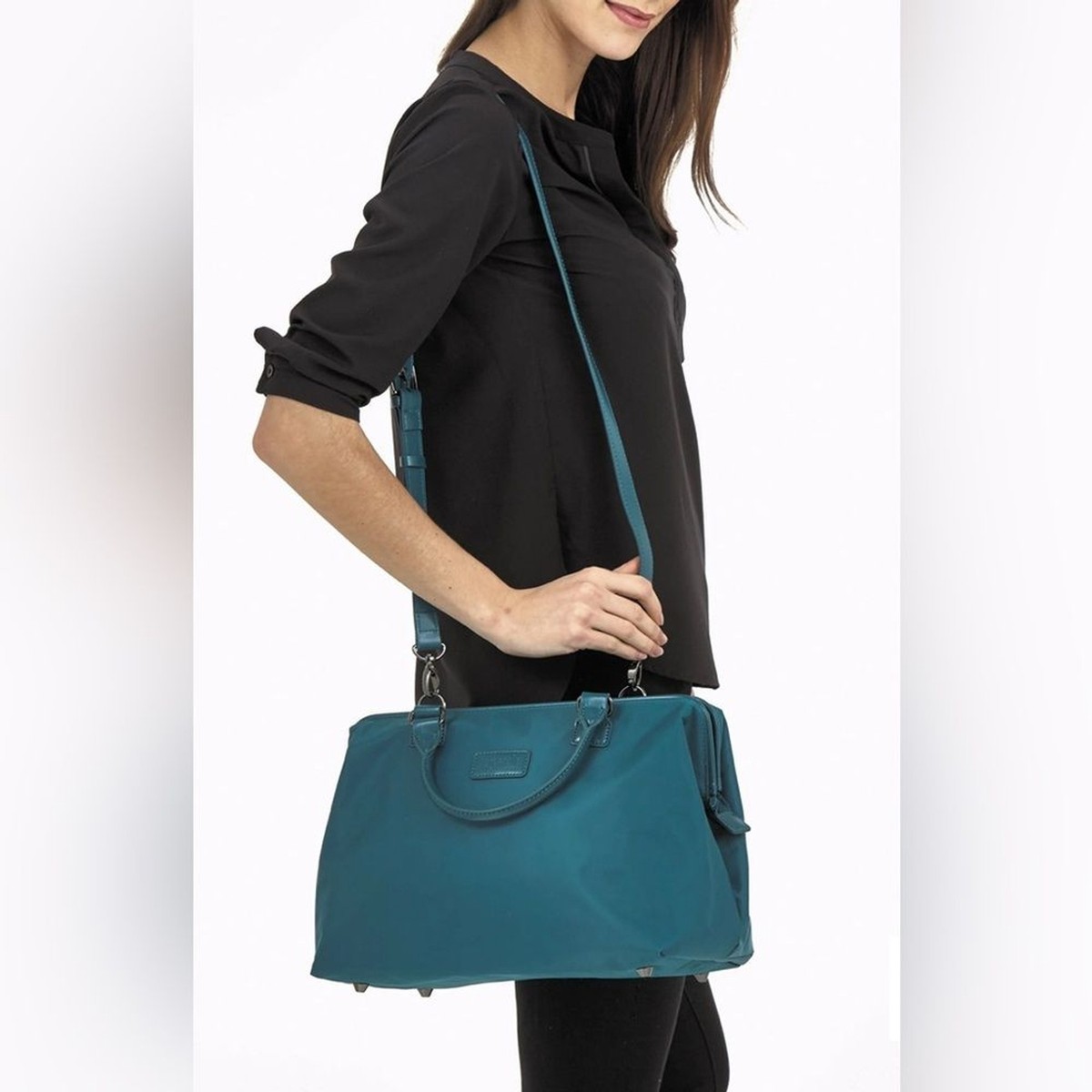 Lipault Lady Plume carry-on Medium Bowling Bag Aqua