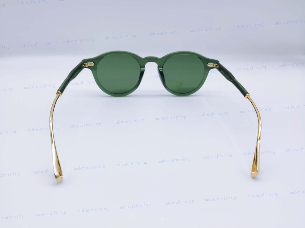 MOSCOT MILTZEN-TT SE EMERALD Gold Frame Green Lenses Sun