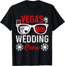 Vegas Wedding Crew Bachelor Party Las Vegas Gift Unisex T-Shirt