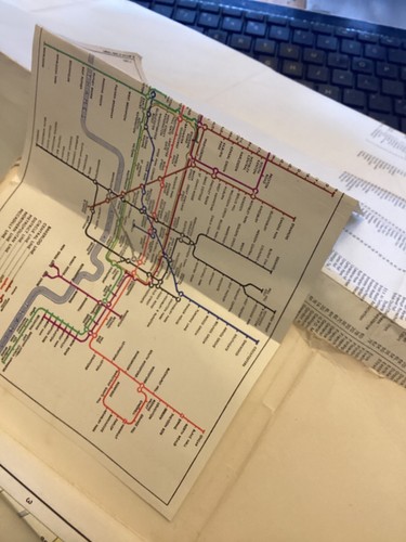 Geografi Visitatori Londra Mappa sotterranea vintage - Foto 4 di 4