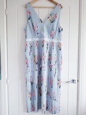 Ted Baker Orrela Woodland Sleeveless Tiered Midi Dress Size 5 UK 16 (US 12) BNWT
