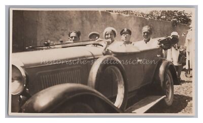 Funchal Madeira Portugal 1934 - 'Don Jose am Steuer' Auto - altes Foto 1930er