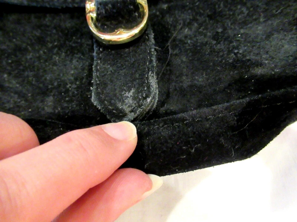 Emma Fox Monedero Bandolera Gamuza Negro Foto 3 de 4