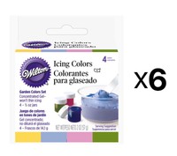 Wilton Garden Tone 4-piece Set Cake Decorating Food Frosting Coloring(6-pack) on sale Wilton Garden Tone 4-piece Set Cake Decorating Food Frosting Coloring(6-pack) on sale