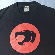 Vintage 1990s 90s 1999 ThunderCats Animated TV Series Comic Promo Logo T-Shirt M