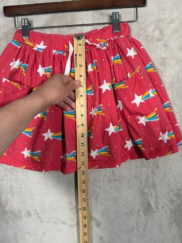 Hanna Andersson Skort Girls Size 10 Red Stars - Picture 5 of 7