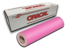 12" X 5yd - Bubble Gum Matte Oracal 631 Exhibition Cal Vinyl Roll