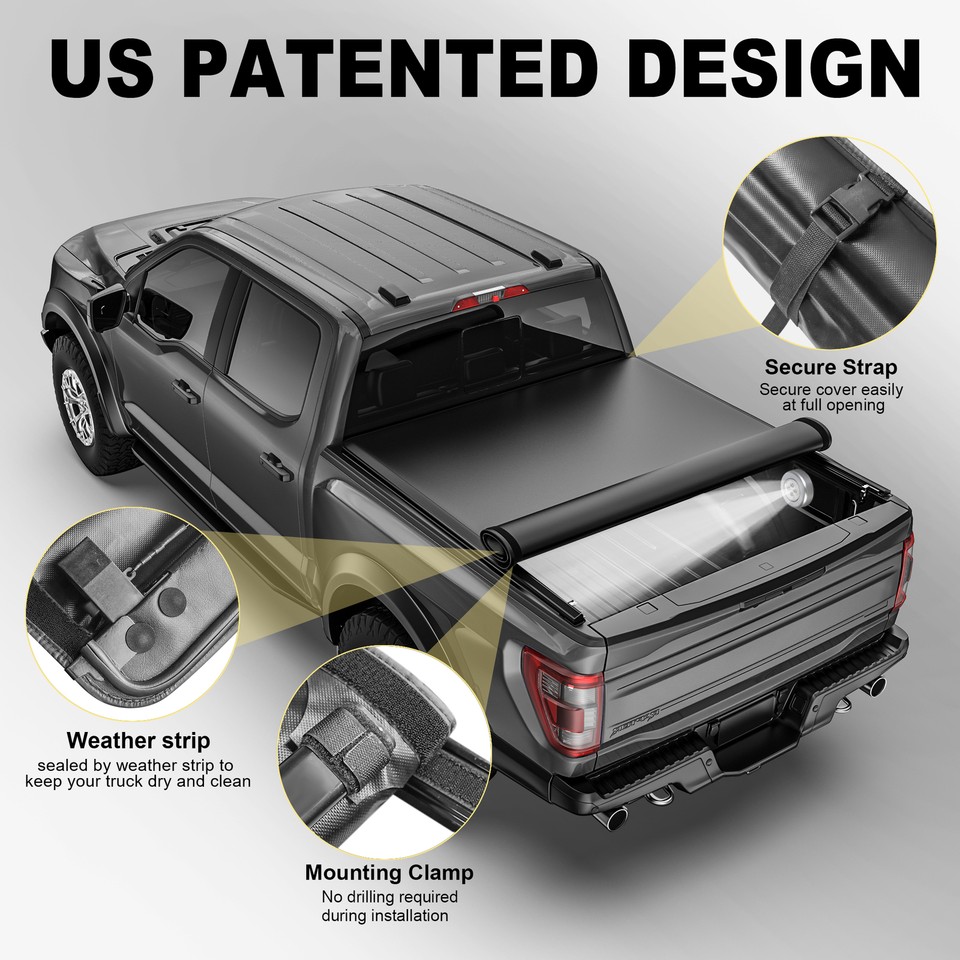 6FT Bed Truck Tonneau Cover For 94 03 Chevy S10 GMC Sonoma S15 Roll Up 6ft-bed-truck-tonneau-cover-for-94-03-chevy-s10-gmc-sonoma-s15-roll-up