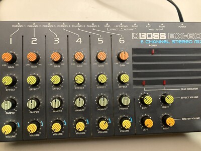 BOSS BX-600 アナログミキサー Boss Bx-600 6 Channel Compact Stereo Mixer for sale online