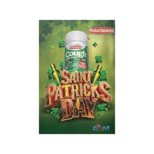 Robocough SAINT PATRICK'S DAY Satin Poster - Picture 6 of 7