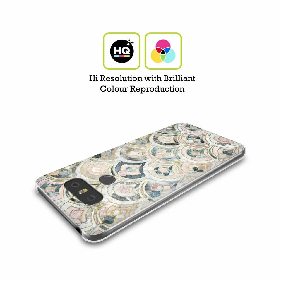 OFFICIAL MICKLYN LE FEUVRE MARBLE PATTERNS HARD BACK CASE FOR LG PHONES 2 - Image 2 of 4