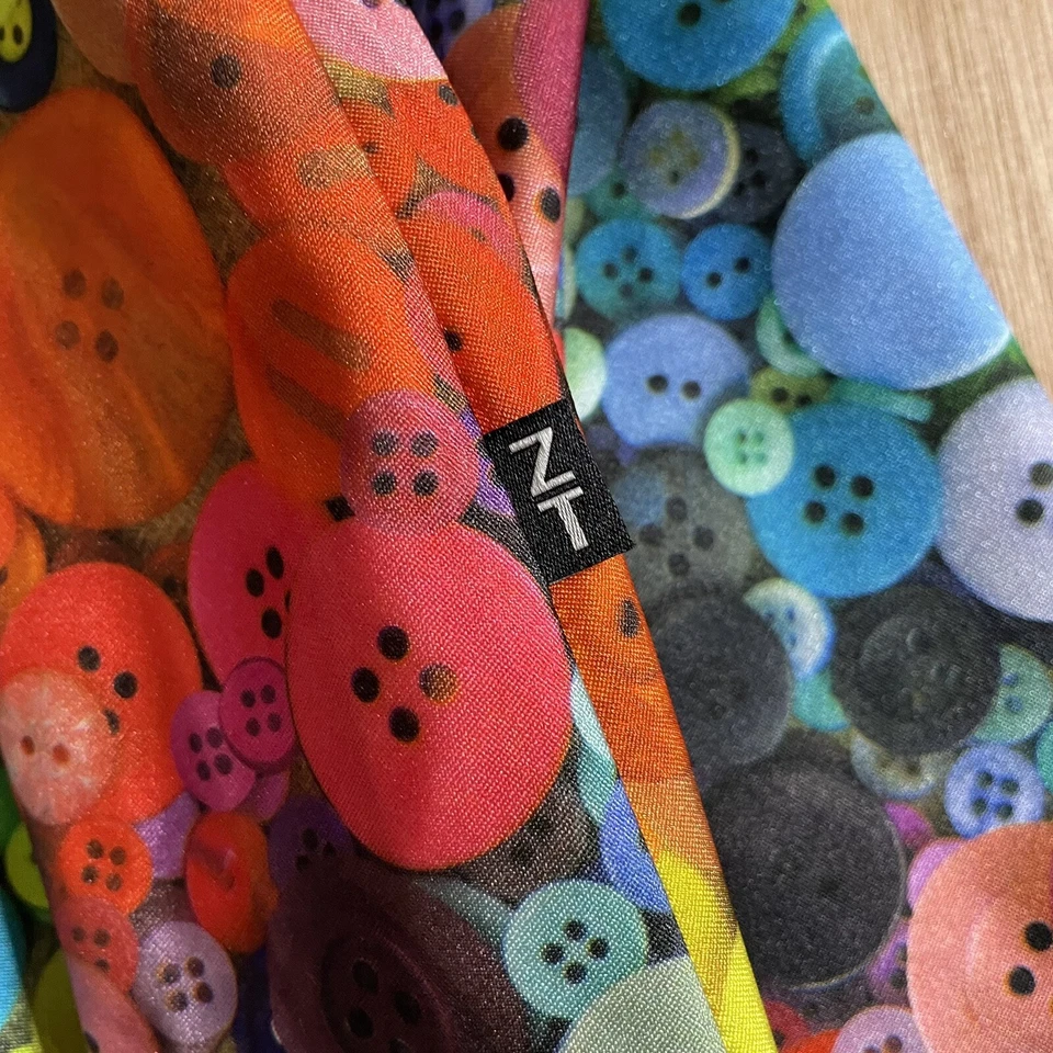 NUEVO CON ETIQUETAS Falda Patinadora Colorida Terez Zara Niñas Patrón de Botones Talla XL Cintura Elástica Foto 2 de 4