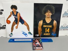 ASA NEWELL SIGNED AUTOGRAPHED 8X10 LOT BECKETT BAS + BOWMAN CHROME GEORGIA