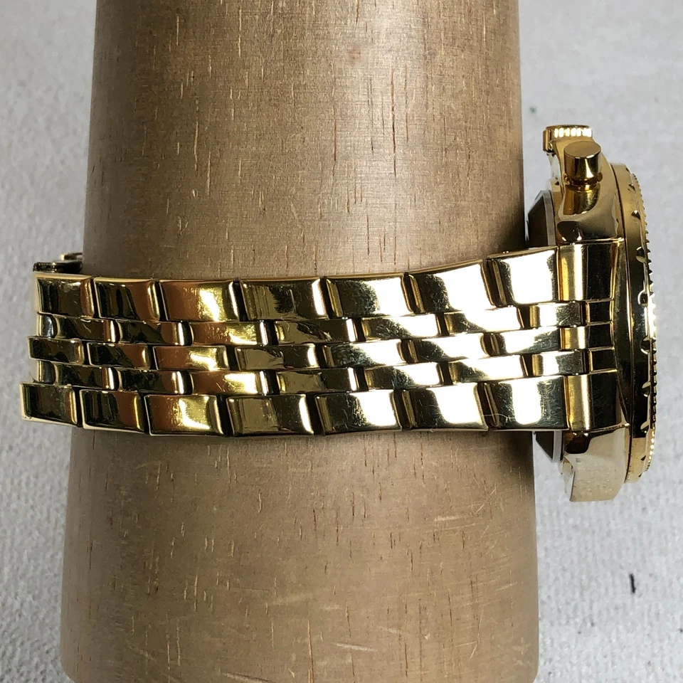 Orkina男士时尚计时码表金色自动模拟49毫米手表8 3/4 — 第 3/4 张图片