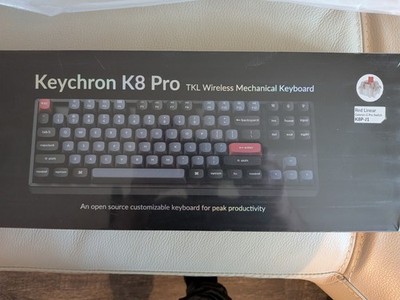 Keychron K8 Pro Aluminum, Red Switch, RGB, Wireless, PBT