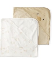 Carter's, Baby 2-Pack Hooded Towels, Yellow