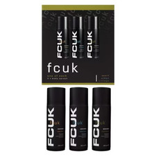 FCUK Vintage Urban Sport Bodyspray Body Spray 200ml - 3 Packs
