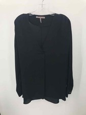 Pre-Owned Halston Heritage Black Size Medium Blouse