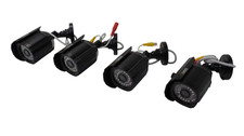 Lot of 4 Q-See QM1201B in/Outdoor Analog Colo...