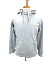 Nike Primary Fleece Dri-Fit UV Pullover Performance Hoodie light gray XL Unisex