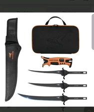New Kastking Interchangeable 3 Blade Filet Knife Kit