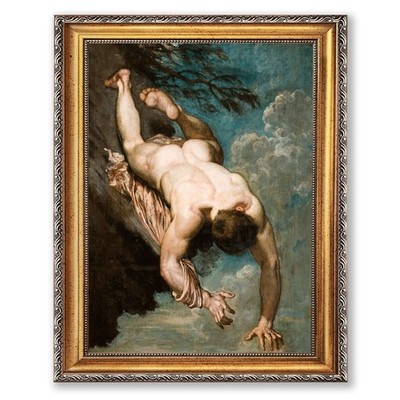 Icarus Falling Wall Art Canvas Oil Paintings Reproduction