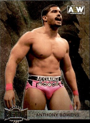Anthony Bowens 2022 SkyBox Metal Universe AEW #24 Pro Wrestling Trading Card