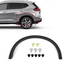 For 2014-2020 Nissan Rogue Rear Left Wheel Flare Arch Trim Molding LH Assembly