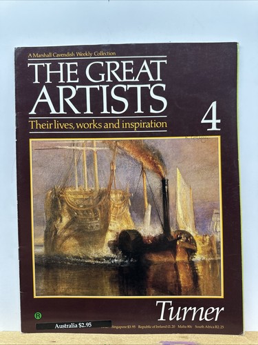 The Great Artists No.4 Turner Magazine In Good Condition