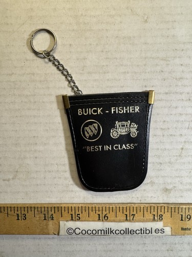 Vintage Buick Fisher Best In Class UAW Night Drive Program Key Chain Coin Purse