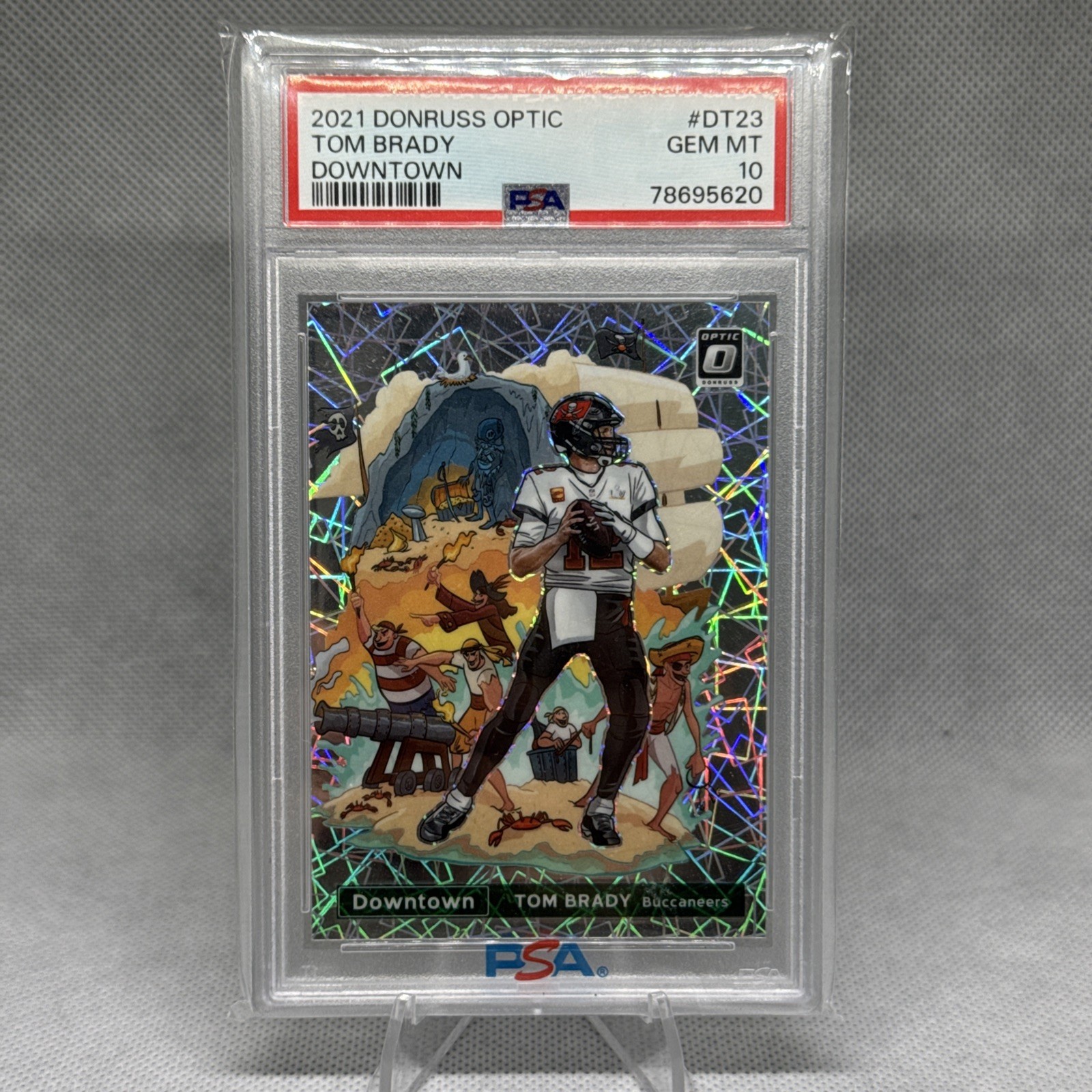 2021 Panini Donruss Optic Downtown Tom Brady #DT-23 PSA 10 🔥📈