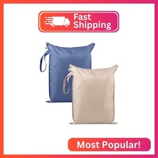 Tiny Twinkle Mess Proof Wet Bags  2-Pack Reusable Waterproof Wet Bags for Swims