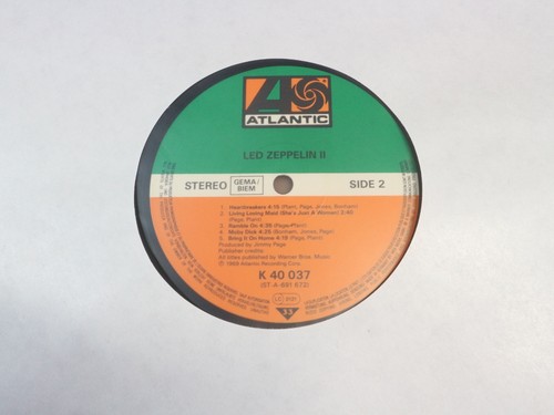 Led Zeppelin II - LP Atlantic ATL 40037 Germany sehr gut - Picture 5 of 5