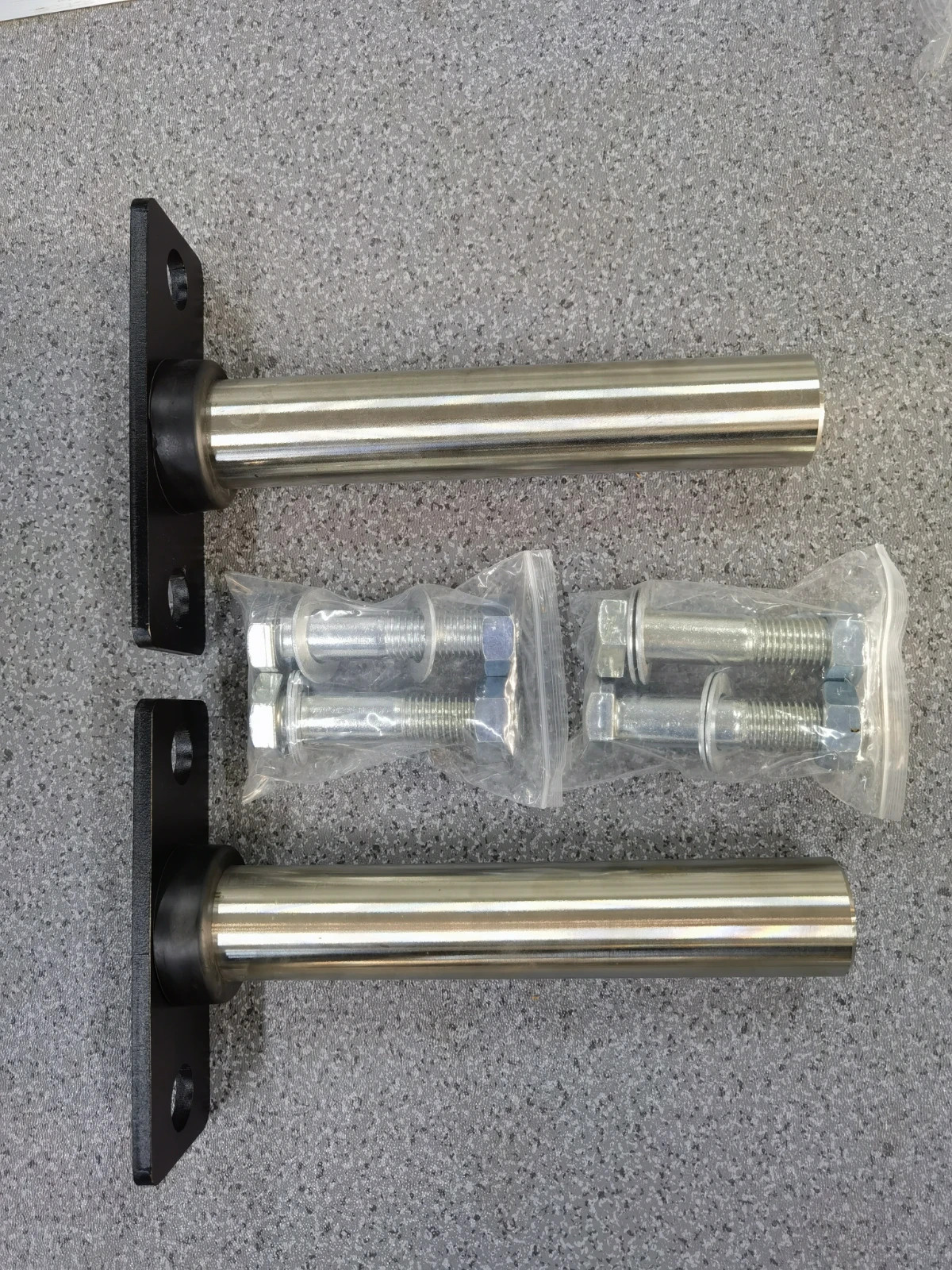 Soporte de placa de peso de funda de acero inoxidable para estante eléctrico