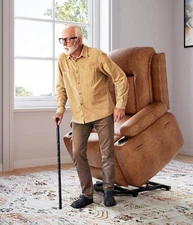 22" Power Lift Recliner Chair,Massage,Heat, Adjustable Reclining Chair,Ergonomic