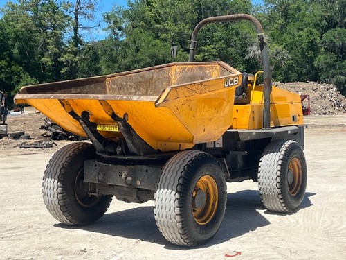 2017 JCB 6TST 4WD 3.5 Yd Wheeled Swivel Site Dumper Carrier Diesel bidadoo