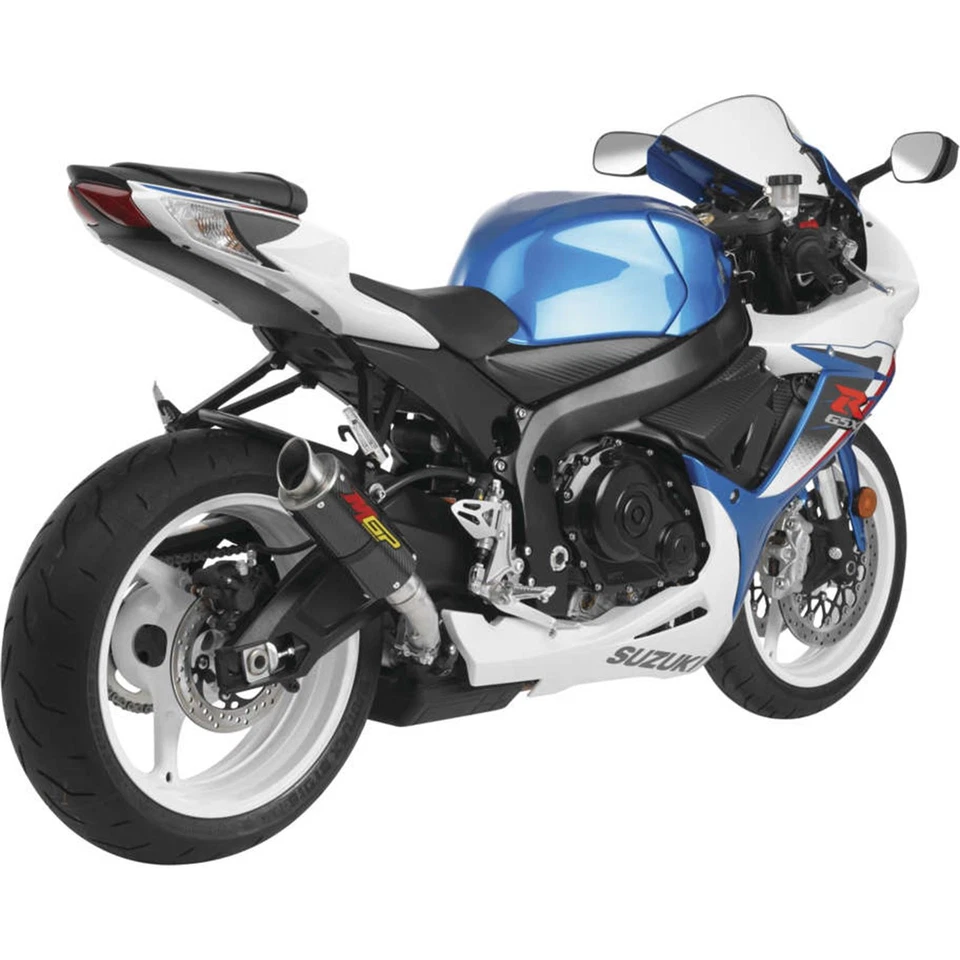 Hotbodies MGP Stinger Slip-On - carbono mate para Suzuki 61101-2405 Foto 3 de 4