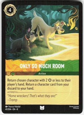 Only So Much Room 41/204 Reign of Jafar Disney Lorcana
