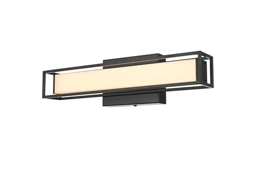 Living District Aden 16" Led Wall Sconce in Black - Picture 5 of 9