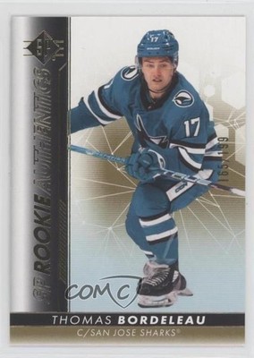 2022-23 SP Retail SP Rookie Authentics Gold 165/199 Thomas Bordeleau #133 1e15