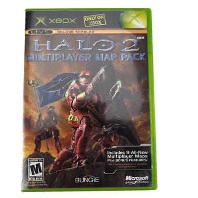 Halo 2 Multiplayer Map Pack (Microsoft Xbox, 2005) Complete - Excellent
