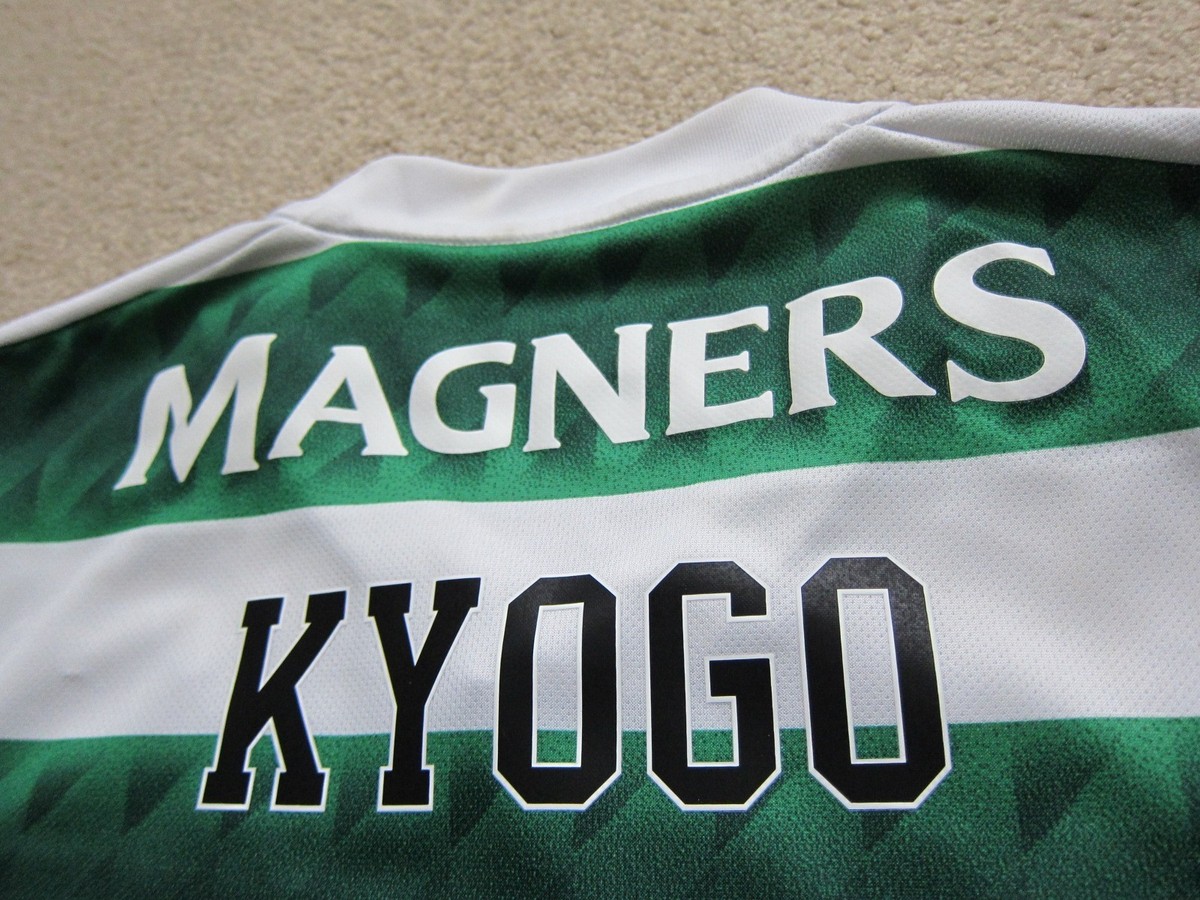 Celtic FC Kyogo 8 Mサイズ Adidas Celtic FC Soccer Jersey Vintage 2021 Away #8 KYOGO