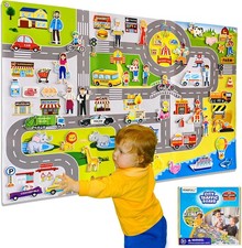 Transportation Felt Story Board Set ,40 28in Flannel Board for Wall ,95 Felt Pie