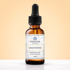 Vitality Extracts ~ GRAPESEED ~ Pure Carrier Oil w/Dropper ~ 30ml