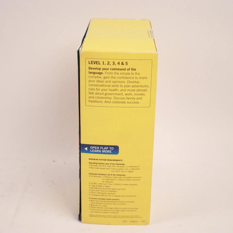 Rosetta Stone Spanish/Espanol Latin America Level 1-5 Interactive Set Brand New - Image 3 of 4