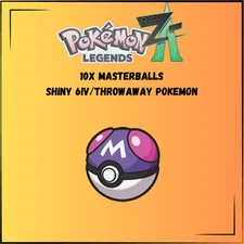 Pokemon Legends ZA - 10 MASTER BALLS
