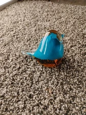 QFkris Handmade Glass Bird Blown Glass Figurine Collectible Glass Art