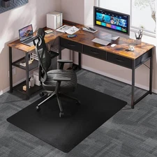 Large Office Chair Mat for Carpet, 36"x 48" Anti-Slip Waterproof Desk Chair M...