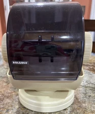 Vintage Rolodex Rotating Swivel Index Card File Model NSW-24C